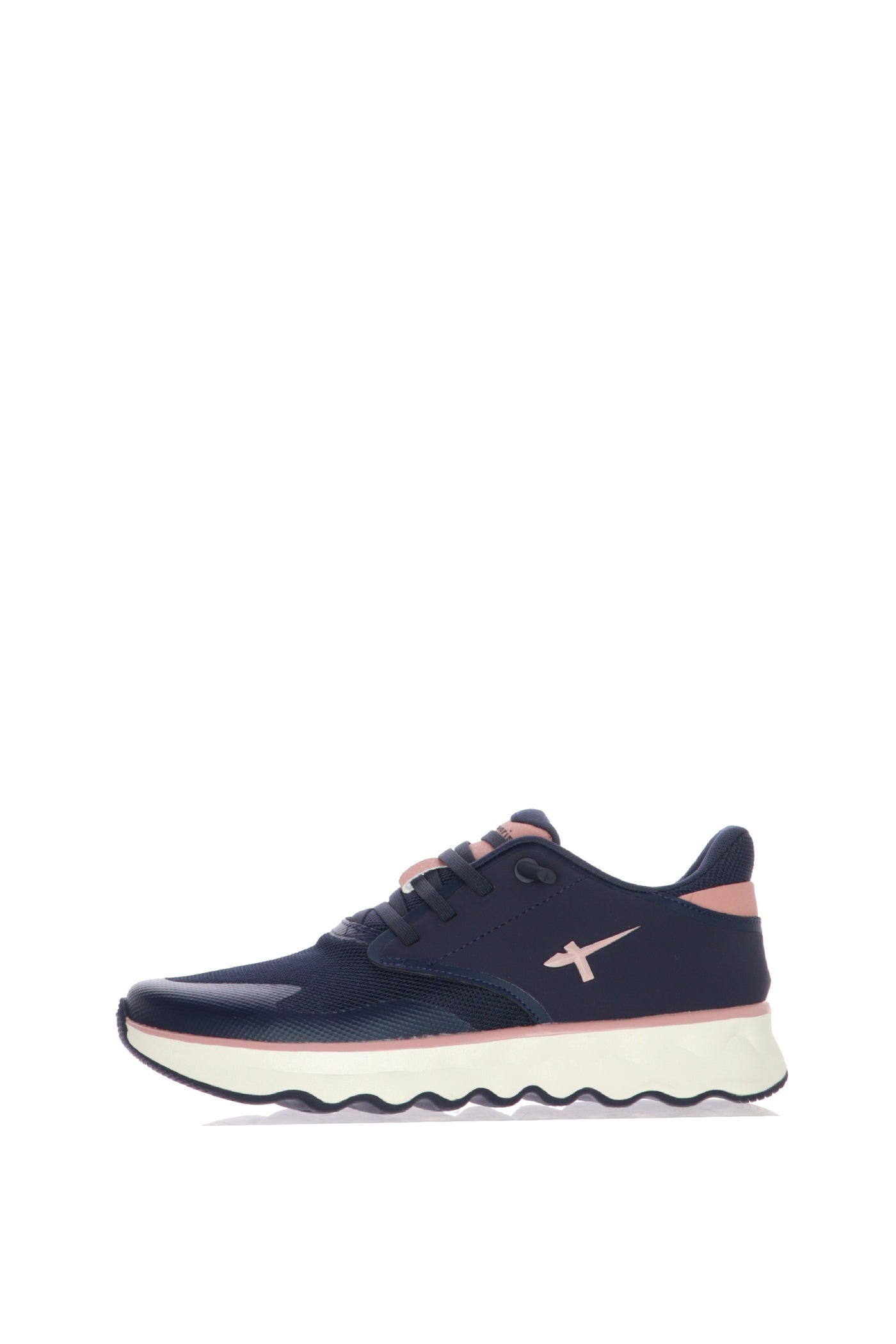 Sneaker in tessuto elastico blu con plantare estraibile Tamaris