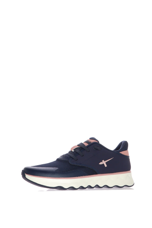 Sneaker in tessuto elastico blu con plantare estraibile Tamaris - 2