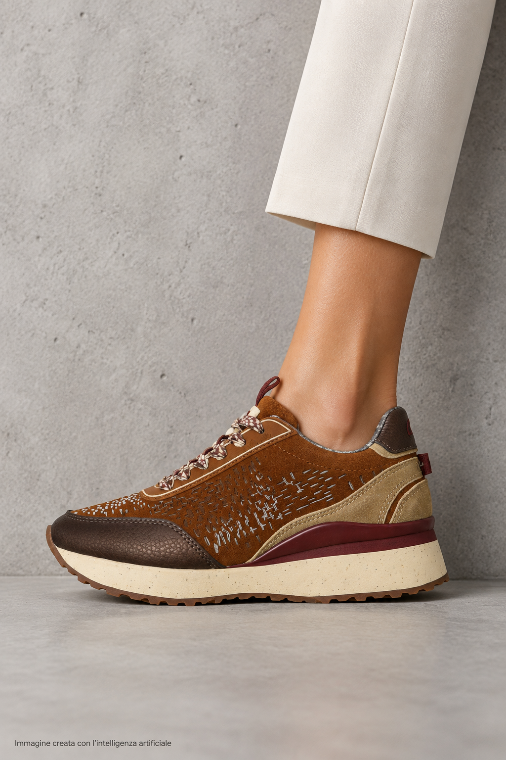 Sneaker marroni Anekke 2