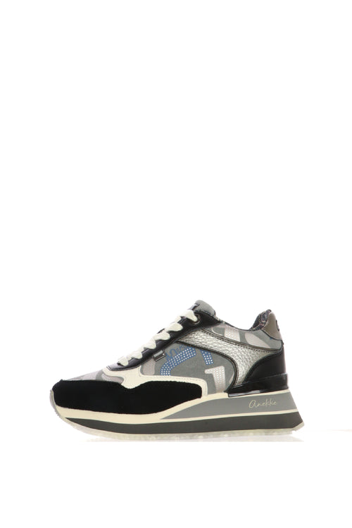 Sneaker nere stampate - 1