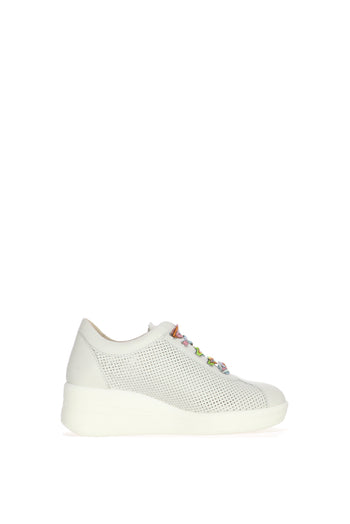 Sneaker pelle con  lacci colorati Melluso Numeri Grandi e Piccoli - 3