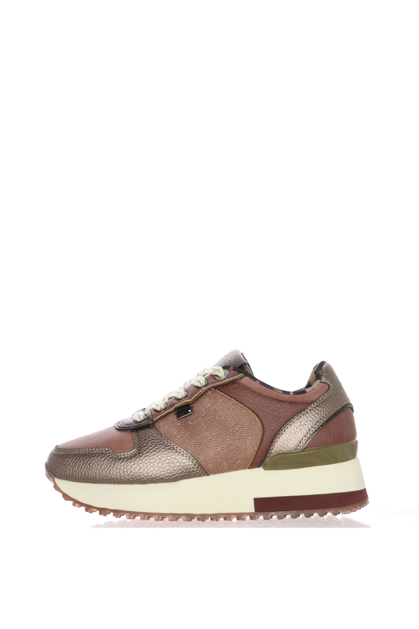 Sneakers Oxford rosa  in pelle Anekke 2