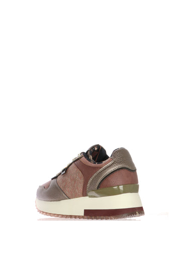 Sneakers Oxford rosa  in pelle Anekke - 4