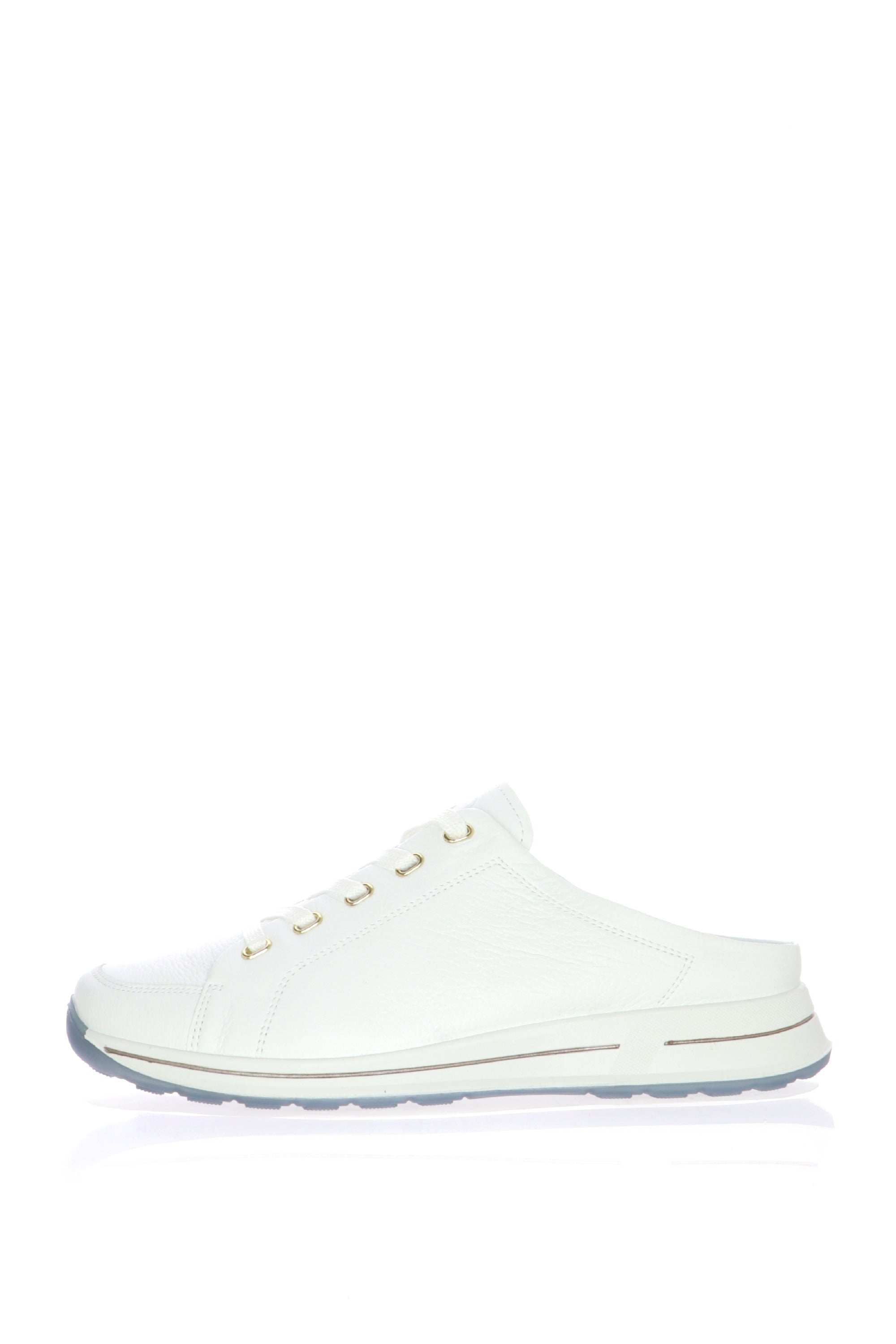 Sneakers aperta al tallone in pelle bianca Ara Shoes