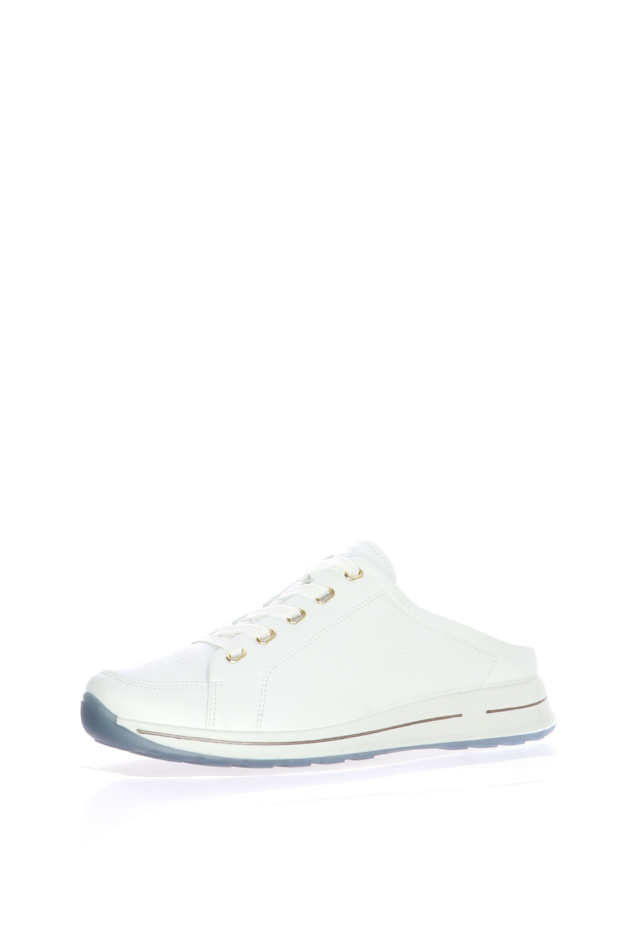 Sneakers aperta al tallone in pelle bianca Ara Shoes