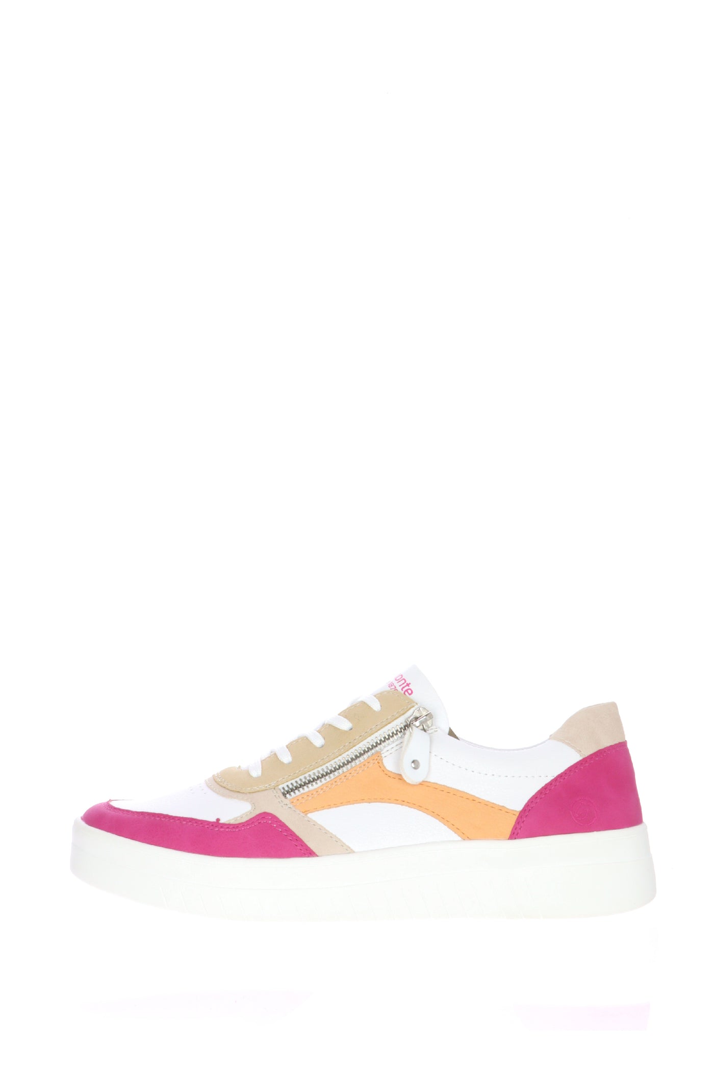 Sneakers bianca con dettagli colorati numeri grandi donna Remonte 2