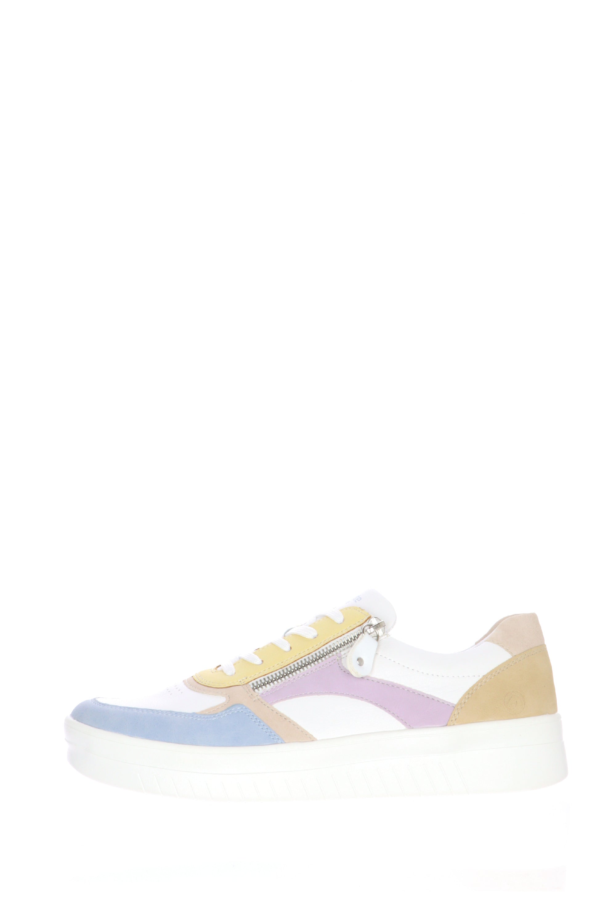 Sneakers bianca con dettagli colorati numeri grandi donna Remonte