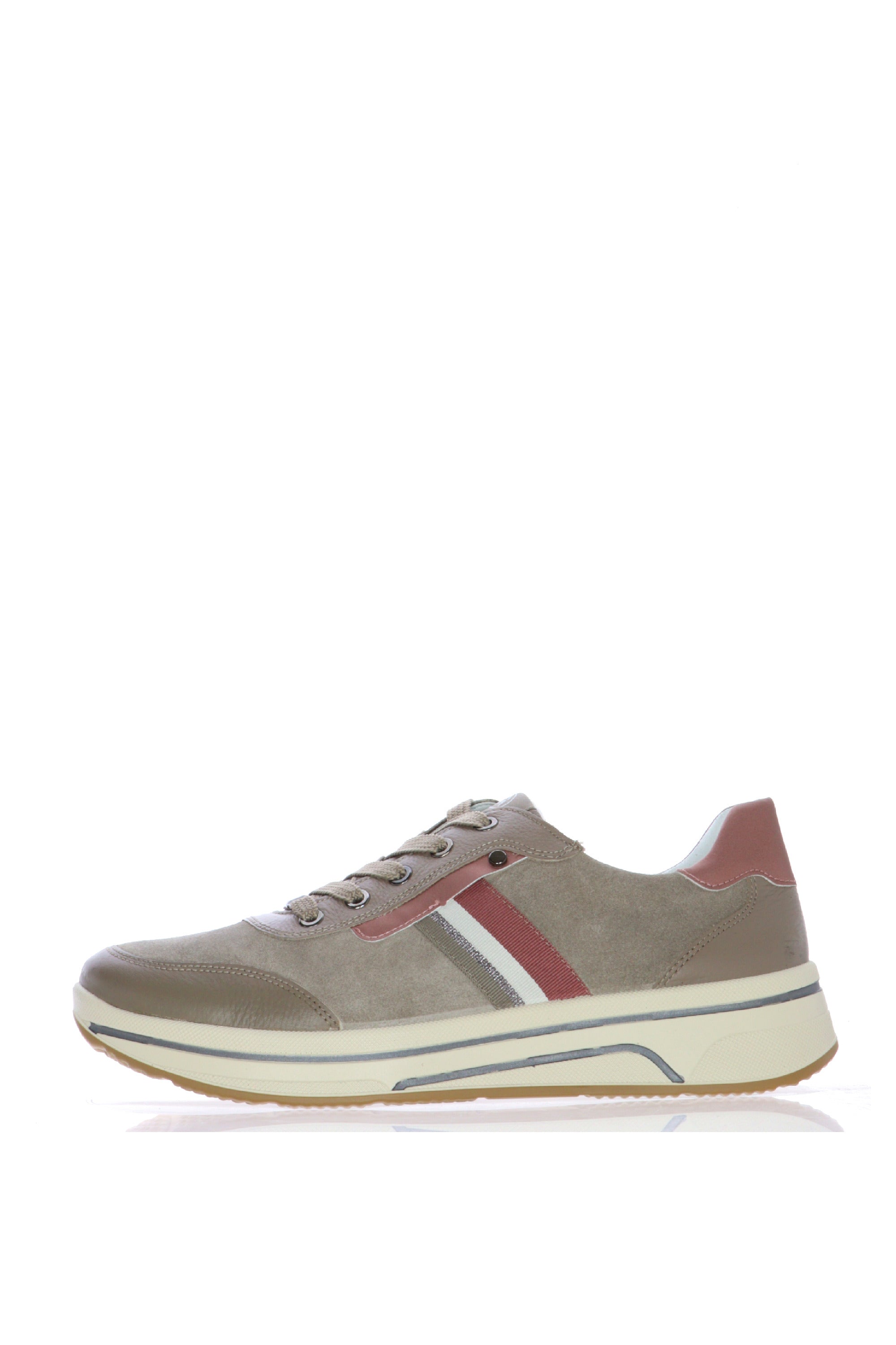 Sneakers bicolore beige rosa Ara