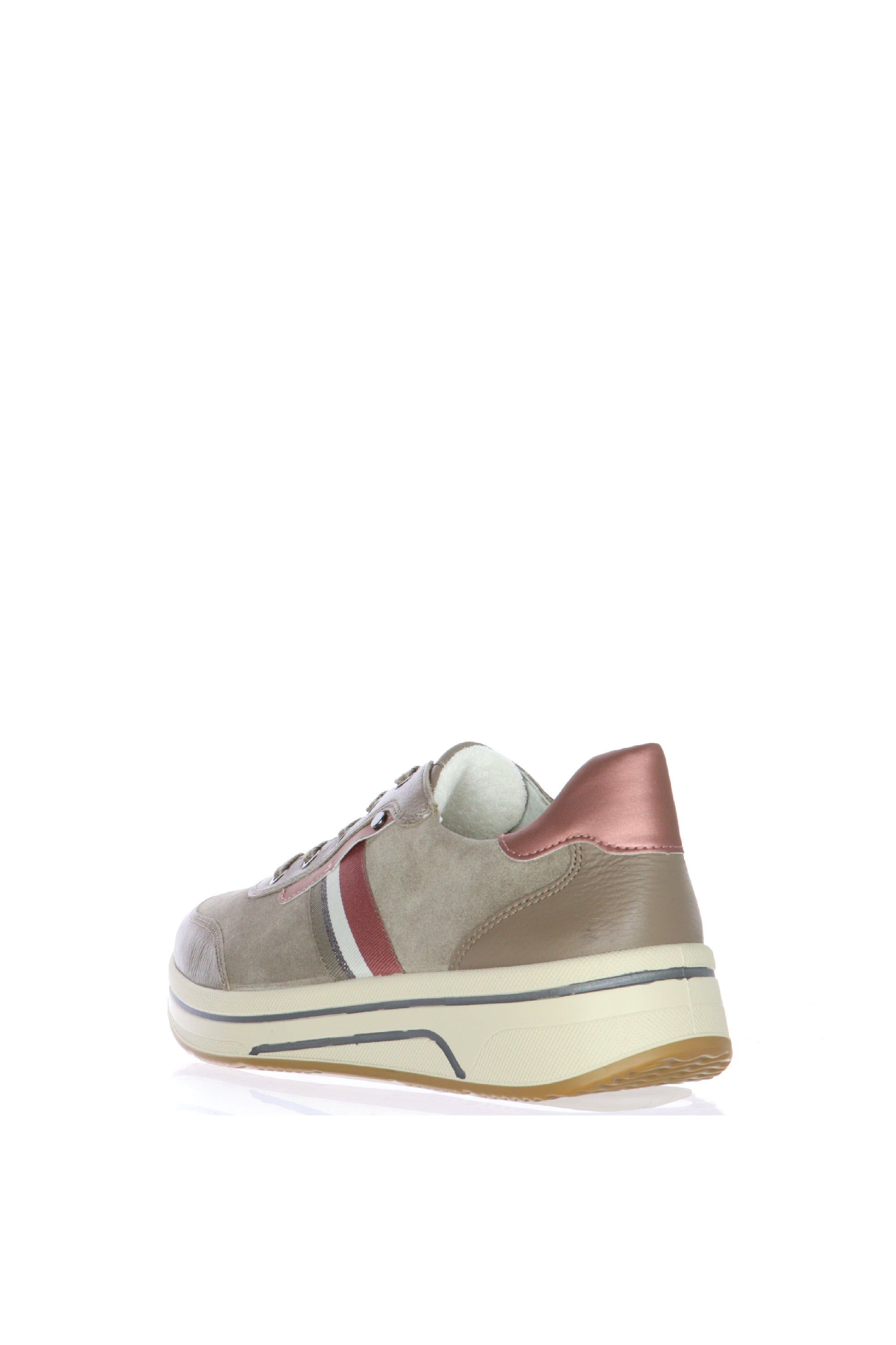 Sneakers bicolore beige rosa Ara