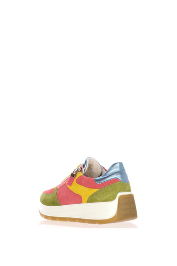Sneakers colorata con lacci e cerniera Ara Shoes - 3