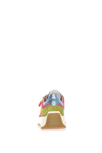 Sneakers colorata con lacci e cerniera Ara Shoes - 5