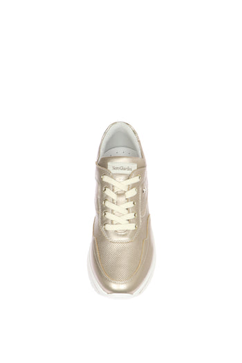Sneakers con lacci donna in pelle Nero Giardini - 3