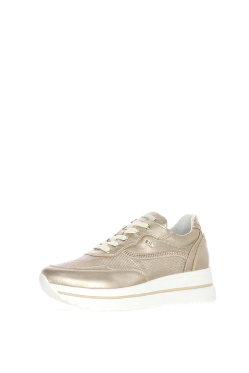 Sneakers con lacci donna in pelle Nero Giardini - 2
