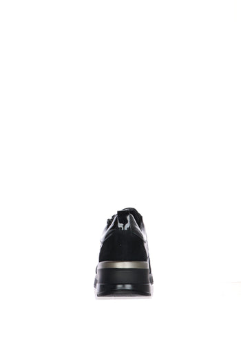 Sneakers con lacci  e cerniera nera - 6