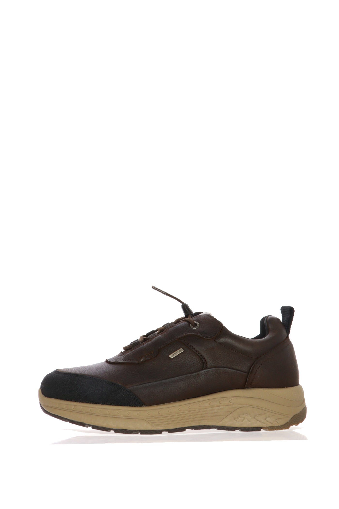Sneakers con lacci elastici marrone plantare estaribile Fluchos