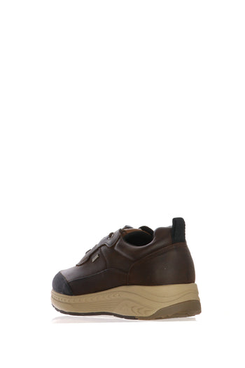 Sneakers con lacci elastici marrone plantare estaribile Fluchos - 3