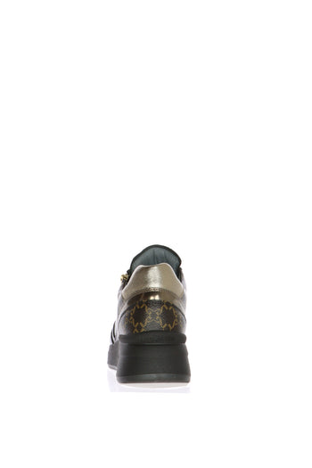 Sneakers donna in pelle nera Nero Giardini - 4