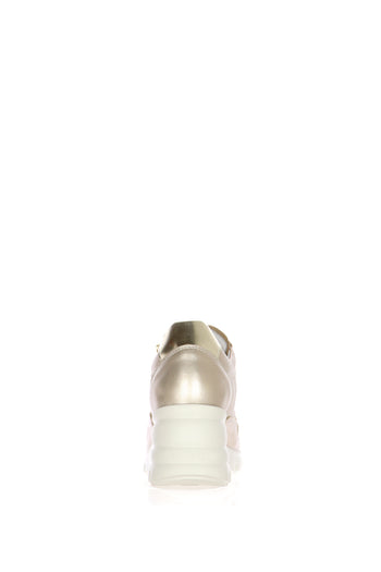 Sneakers donna in pelle zeppa alta Nero Giardini - 6