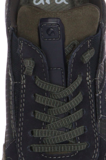 Sneakers in camoscio blu con lacci elastici Ara Shoes - 6