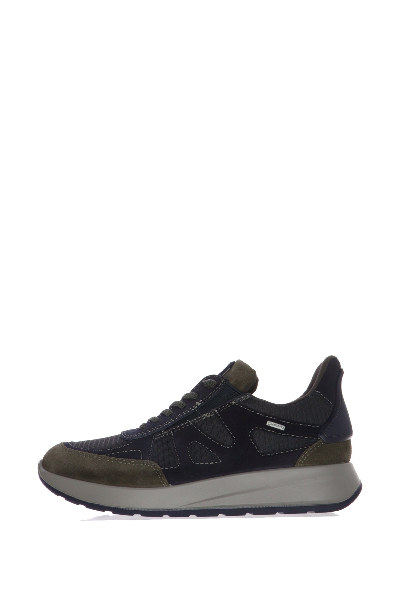 Sneakers in camoscio blu con lacci elastici Ara Shoes