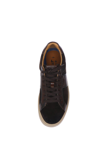 Sneakers in camoscio marrone uomo - 5