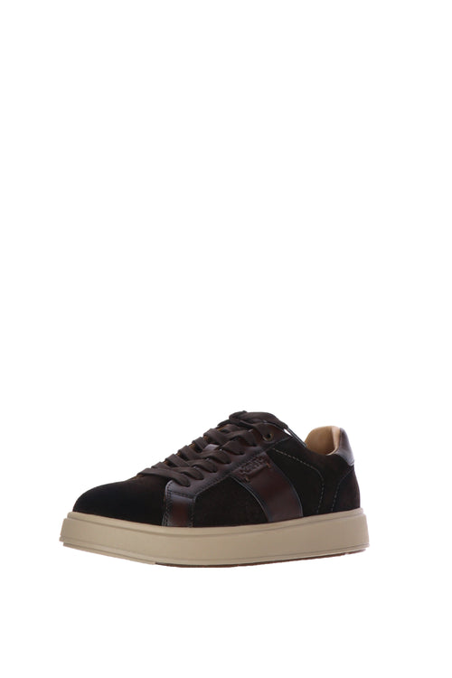 Sneakers in camoscio marrone uomo - 2