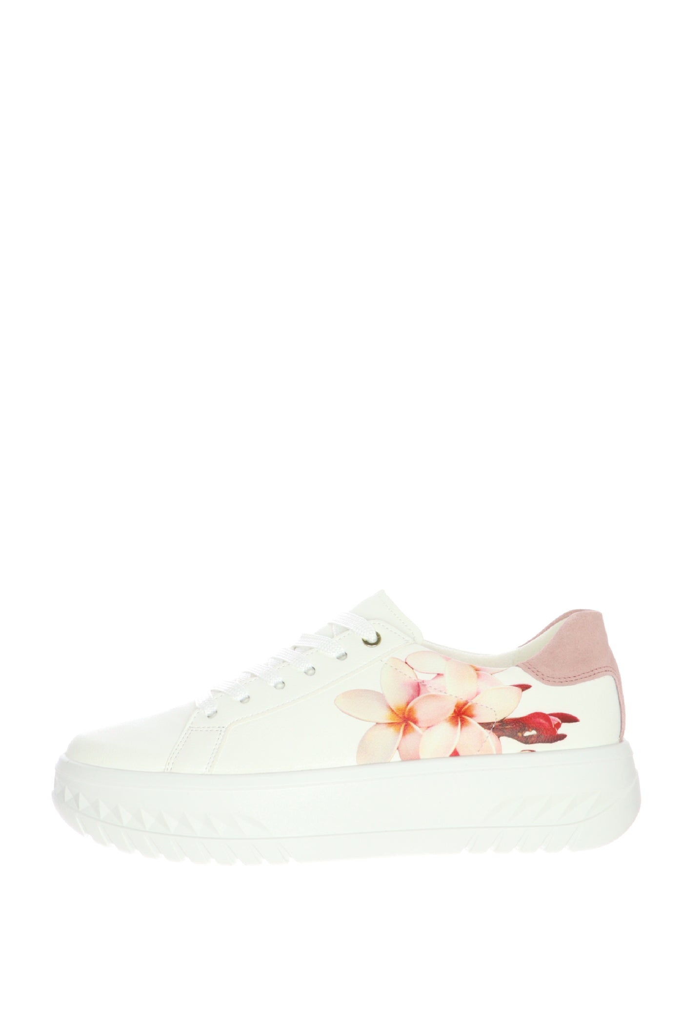 Sneakers in pelle bianca con lacci Ara 2