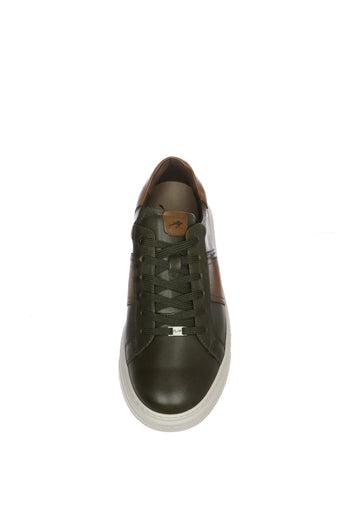 Sneakers in pelle verde  blu bianche con lacci Fluchos - 15