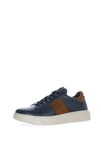 Sneakers in pelle verde  blu bianche con lacci Fluchos - 5
