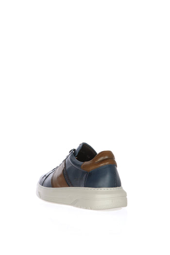 Sneakers in pelle verde  blu bianche con lacci Fluchos - 8