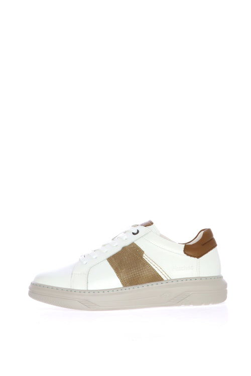 Sneakers in pelle verde  blu bianche con lacci Fluchos - 1