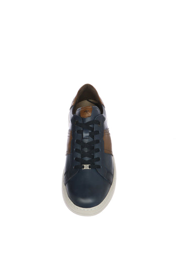 Sneakers in pelle verde  blu bianche con lacci Fluchos - 14