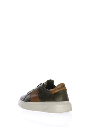 Sneakers in pelle verde  blu bianche con lacci Fluchos - 9