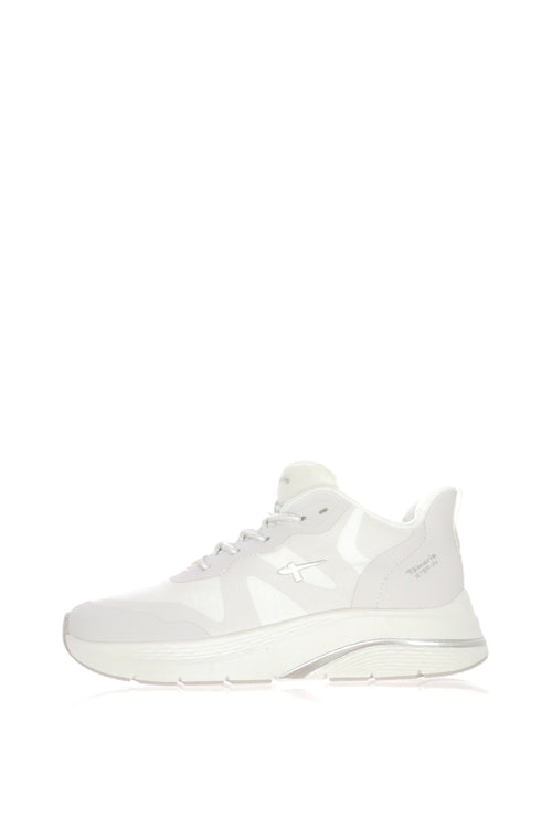 Sneakers in tessuto  bianco con lacci Tamaris - 1