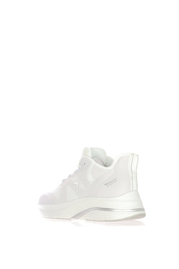 Sneakers in tessuto  bianco con lacci Tamaris - 3