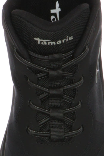 Sneakers in tessuto  bianco e nero con lacci Tamaris - 11