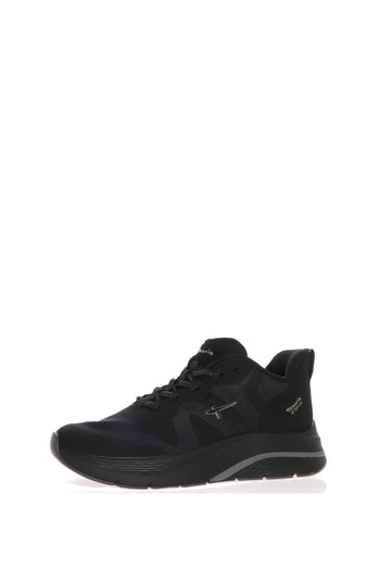 Sneakers in tessuto  bianco e nero con lacci Tamaris - 3