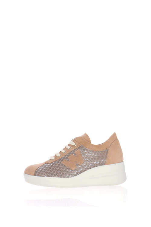Sneakers in tessuto elastico con lacci e plantare estraibile Melluso - 1