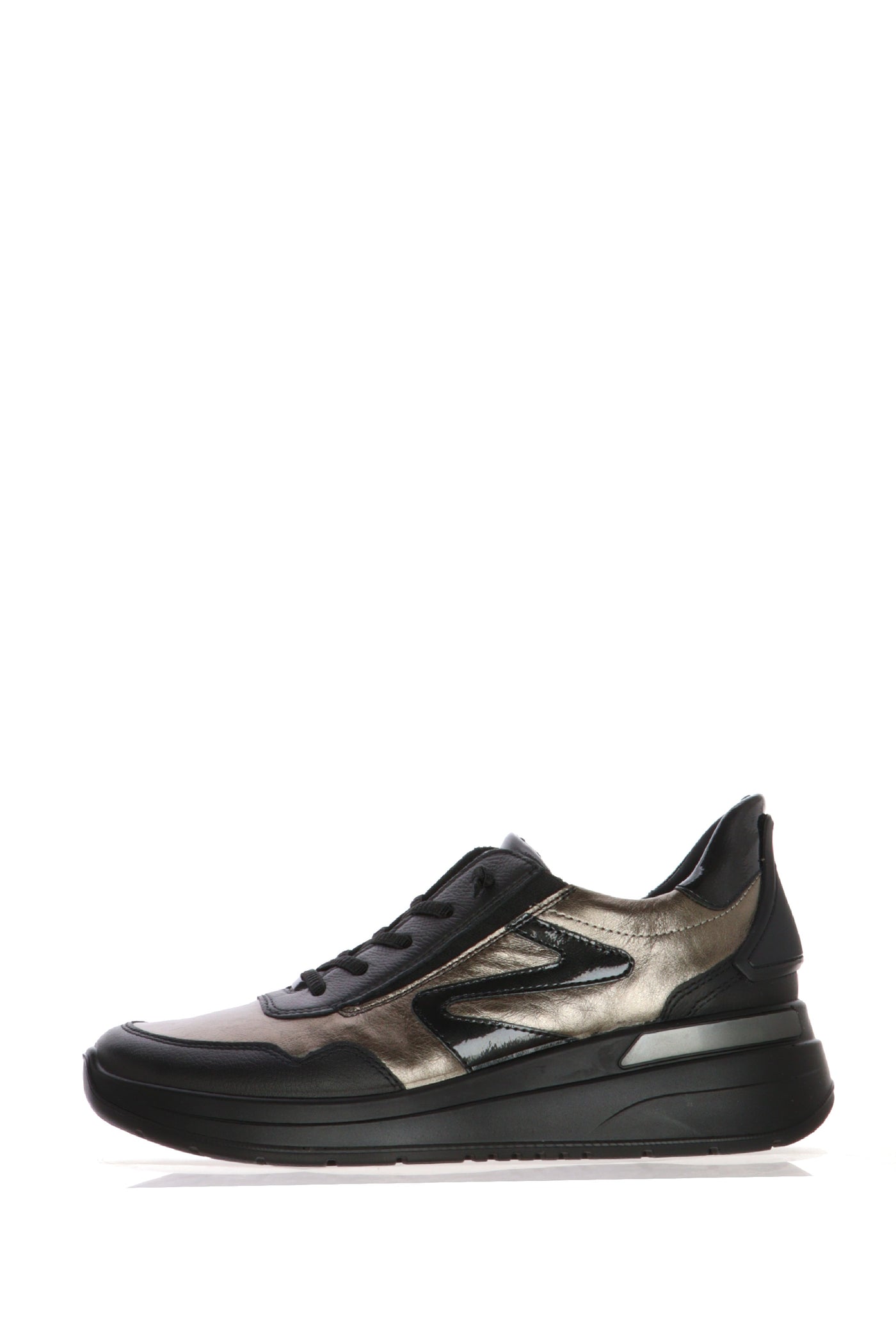 Sneakers nera in pelle easy2go