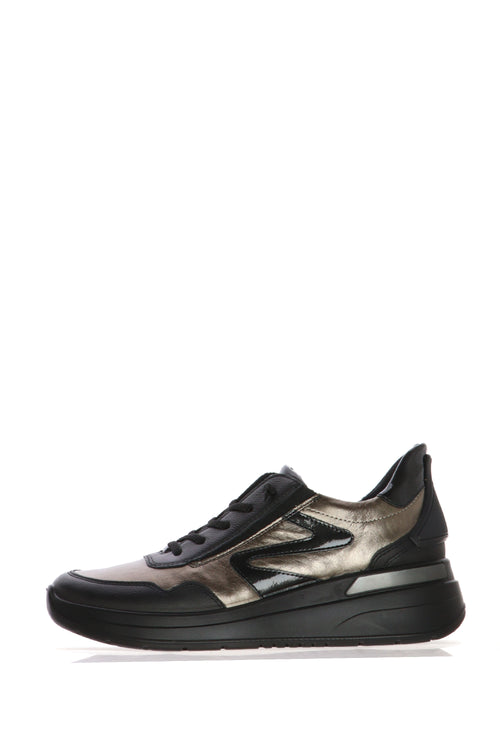 Sneakers nera in pelle easy2go - 1