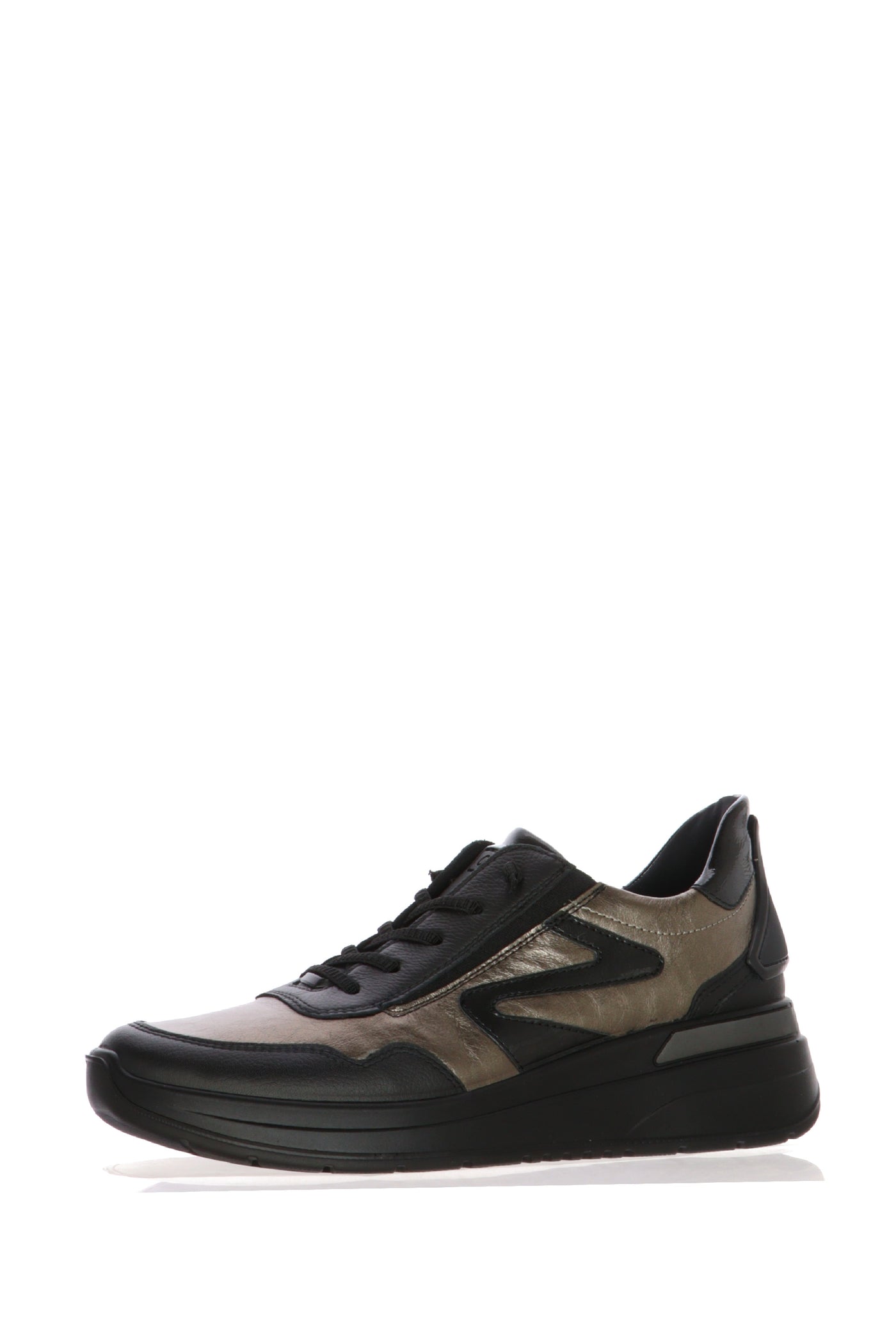 Sneakers nera in pelle easy2go 2