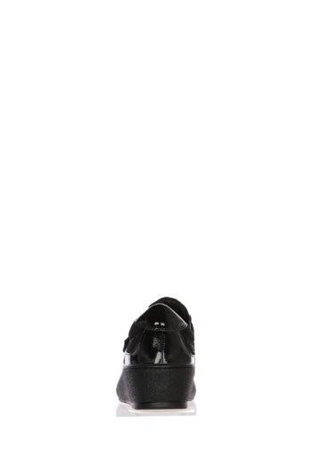 Sneakers nero con strappo in tessuto elasticizzato Cinzia Soft - 4