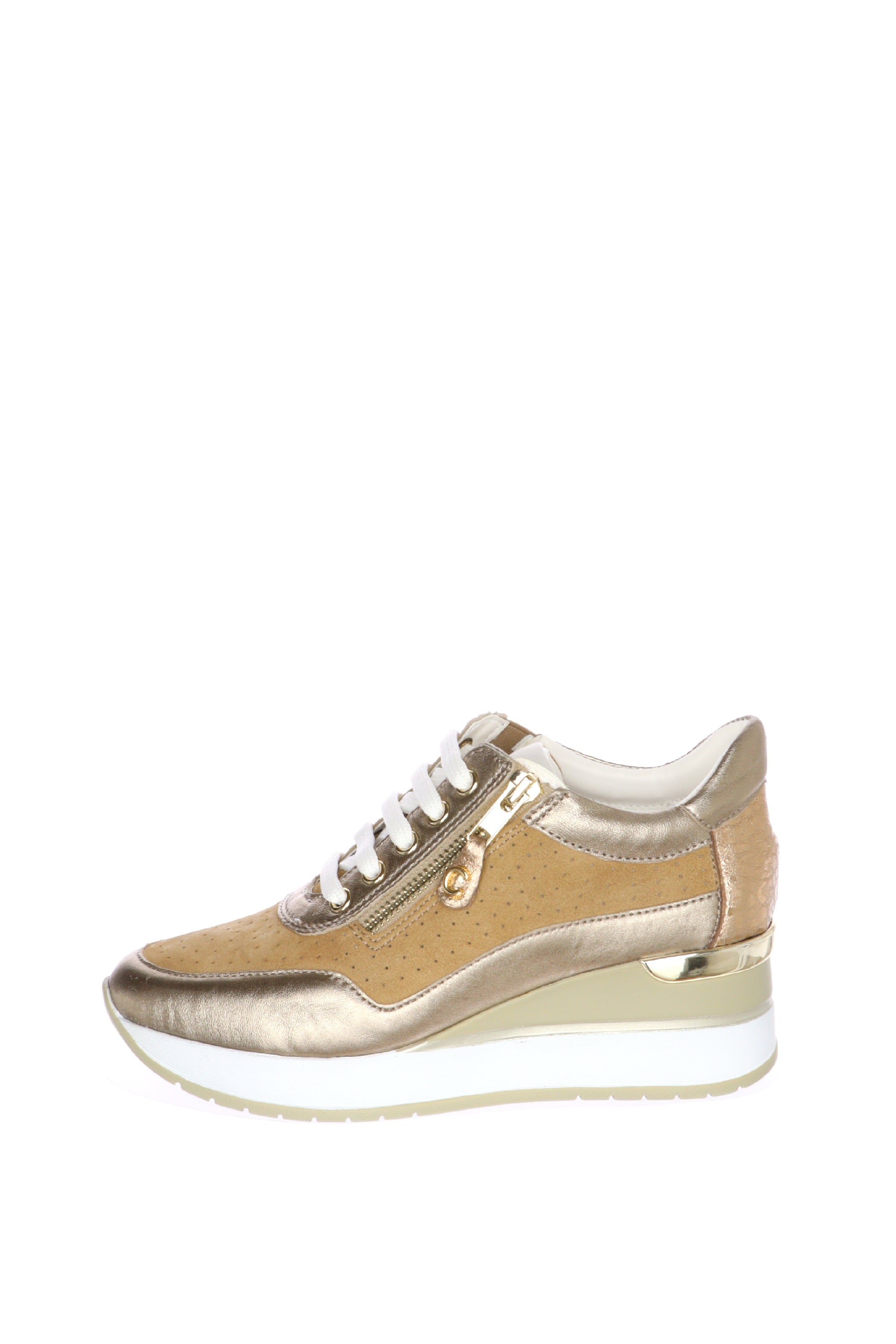 Sneakers primaverile beige e blu Cinzia Soft