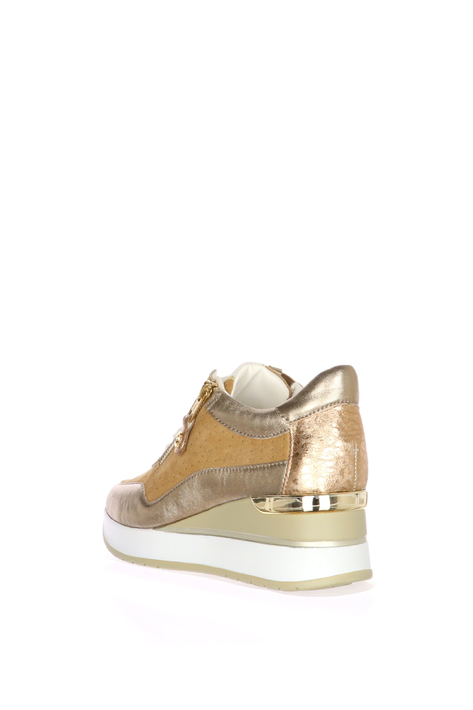 Sneakers primaverile beige e blu Cinzia Soft