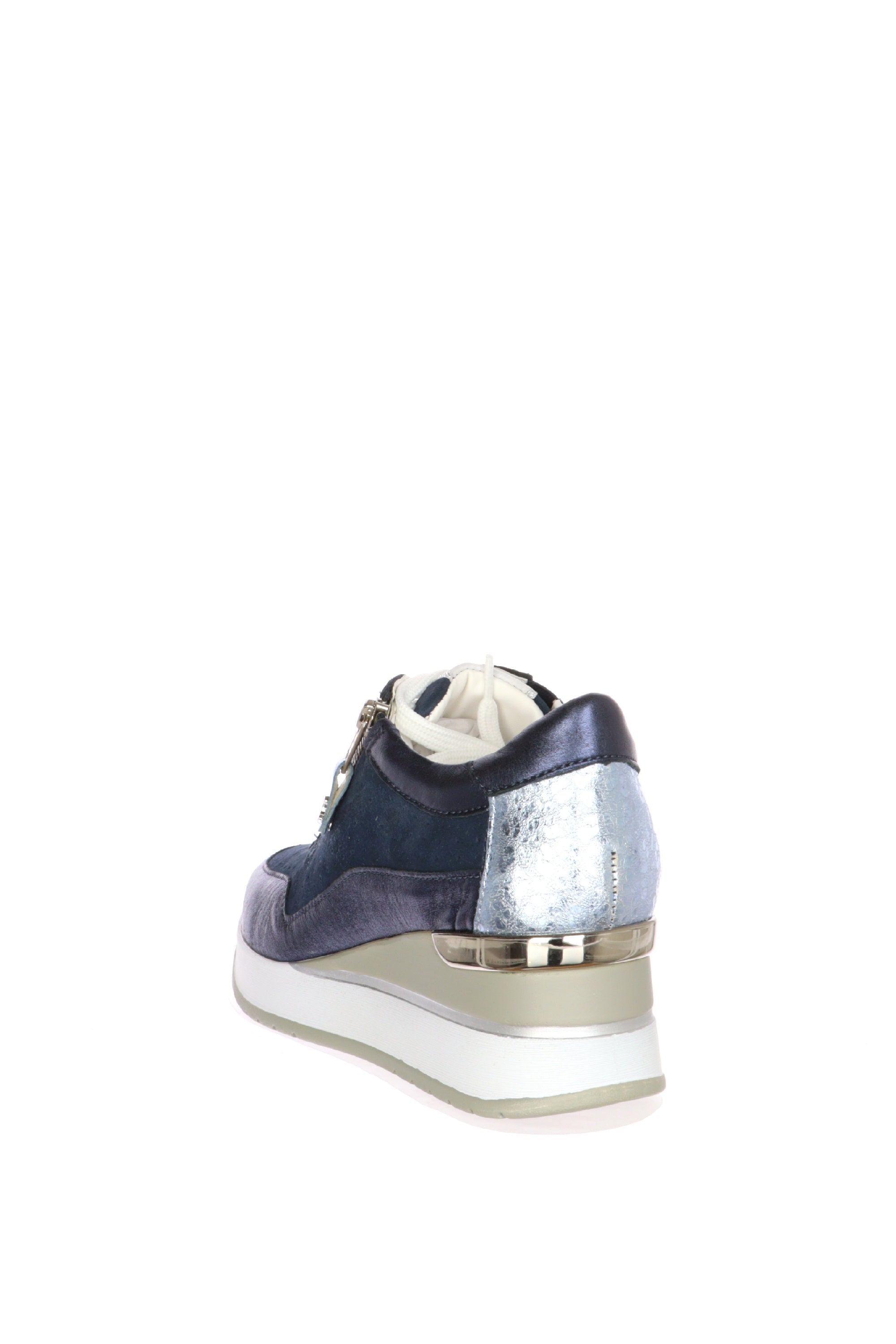 Sneakers primaverile beige e blu Cinzia Soft