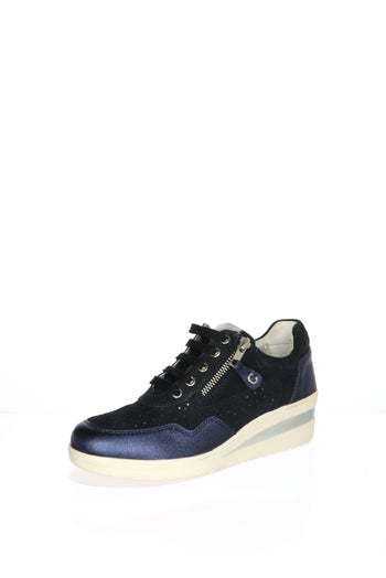 Sneakers primaverile beige e blu Cinzia Soft - 4