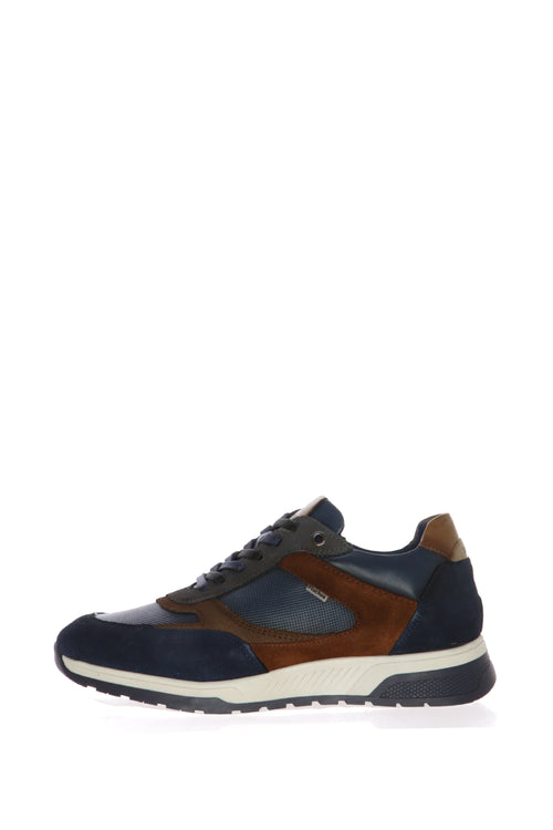 Sneakers scamosciata blu  con lacci Fluchos - 1