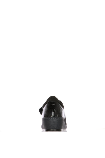 Sneakers tortora e nero elasticizzata con strappo regolabile - 8