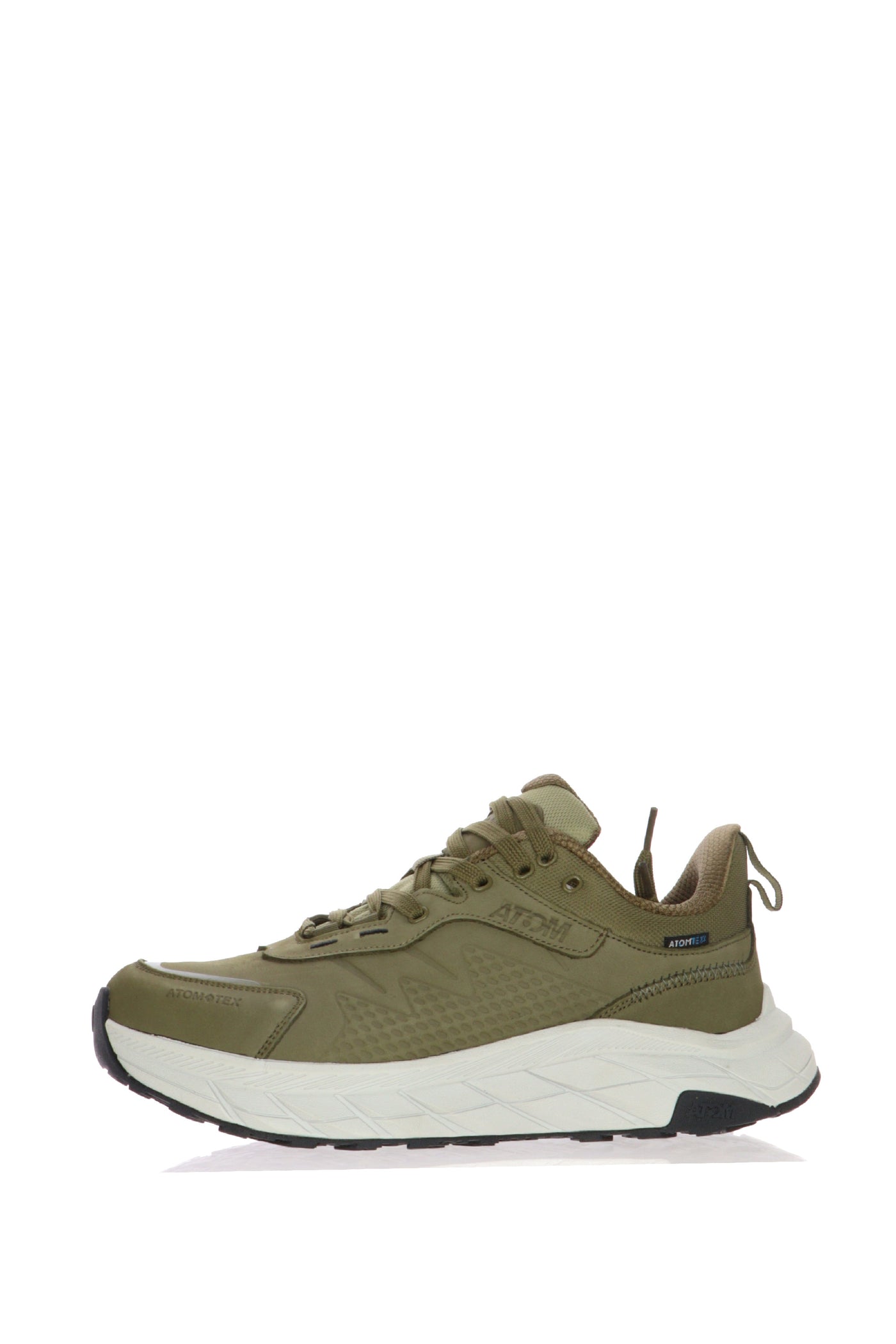 Sneakers verde con lacci Atom