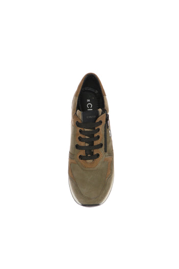 Sneakers visone con lacci e cerneiera plantare estraibile Cinzia Soft - 6